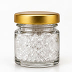 Jinoyal Crystal White Double Side Cone Stones 1mm for Resin Art, Craft, Embroidery & Jewellery Making