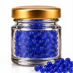 Jinoyal Deep Royal Blue Pearl Round Ball Stones 1mm for Resin Art, Craft, Embroidery & Jewellery Making