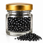 Jinoyal Black Cubic One Side Cone Stones 0.2mm for Resin Art, Craft, Embroidery & Jewellery Making