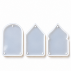 JINOYAL Toran Silicone Mould for Resin Art | 3 Shape Hanging Door Decor Mould for DIY Home Decoration & Crafts