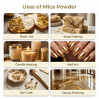 24K Gold  | Mica Powder for Resin Art, Soap & Candle Making | Non-Toxic