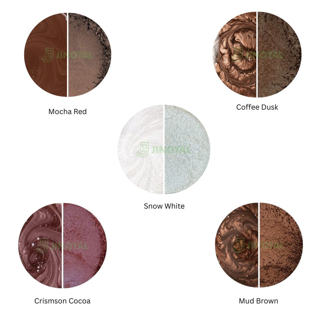 Sand Theme kit's Mica Powder  Kit for Resin Art, Candle Making, Soap Making & DIY Crafts (Kit of 5 )