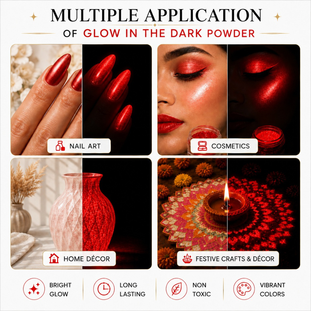Glow Powder - Fire Red