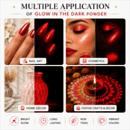 Glow Powder - Fire Red