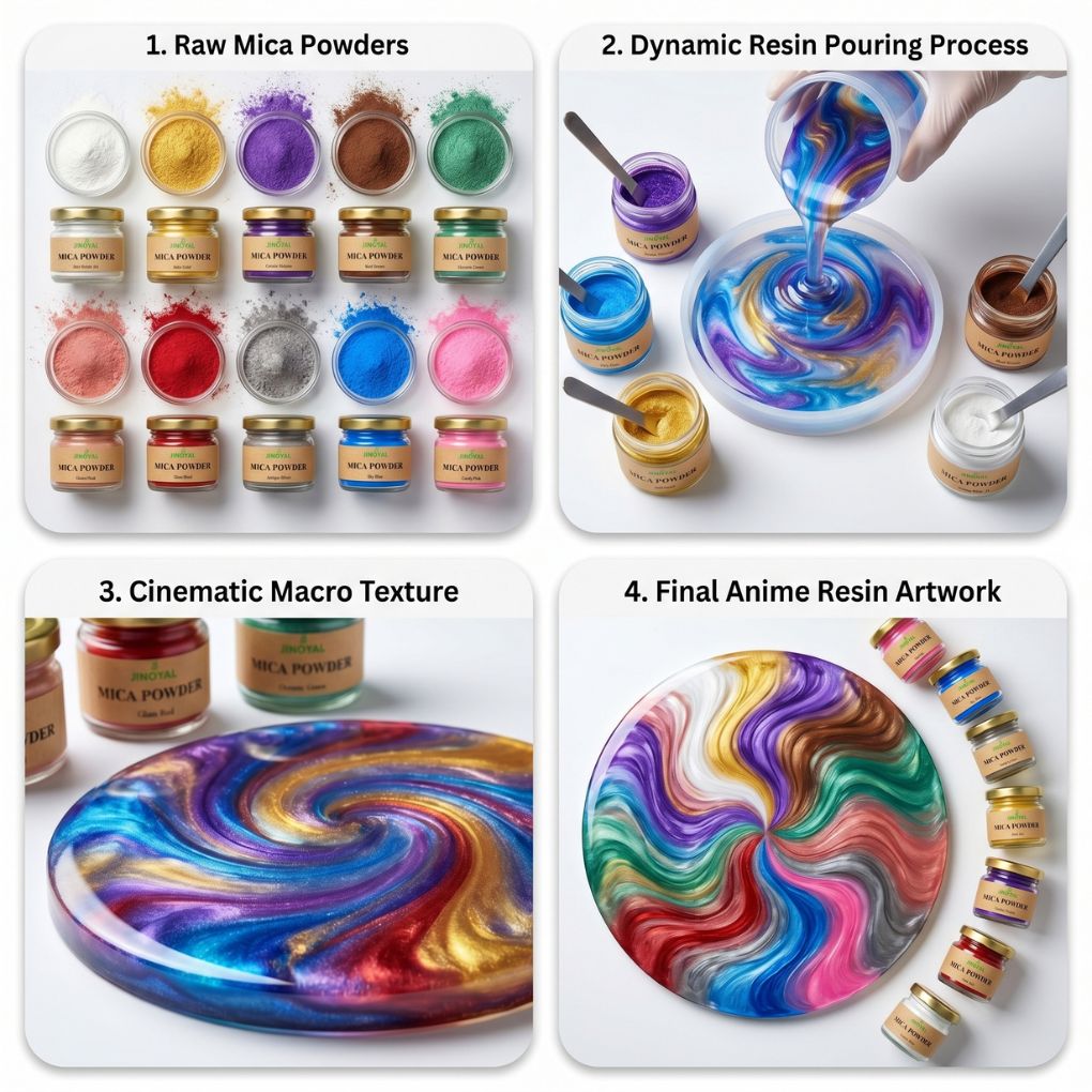 resin art mica powder