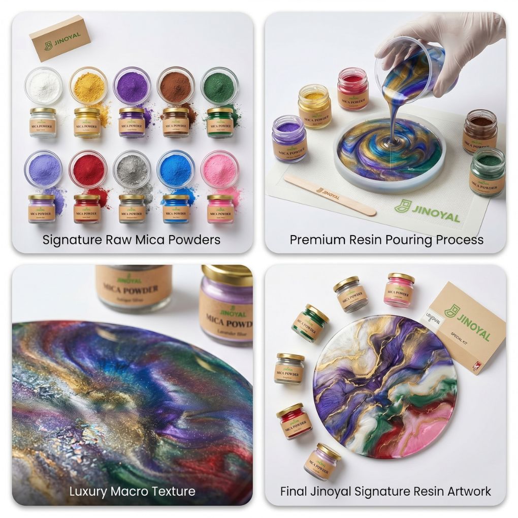 resin art mica powder