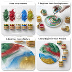 Beginners Kit's Mica Powder  Kit for Resin Art, Candle Making, Soap Making & DIY Crafts (Kit of 5 )