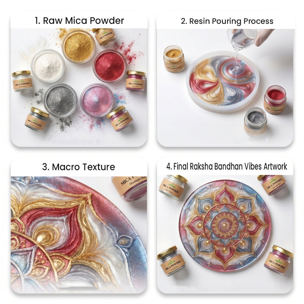 resin art mica powder