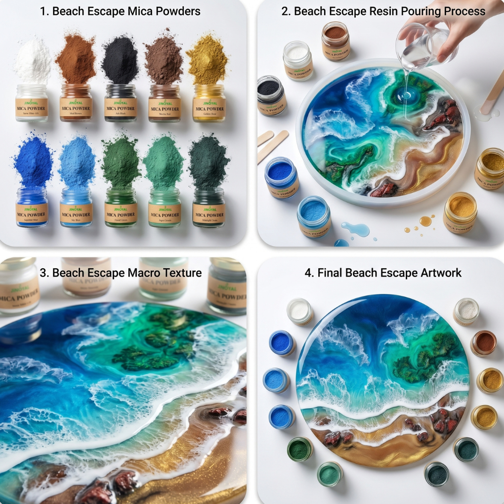 Beach Theme Kit's Mica Powder