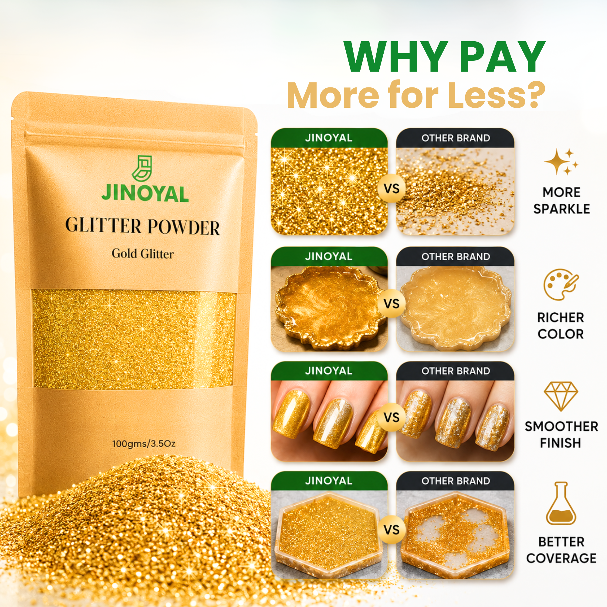 Glitter Powder - Gold