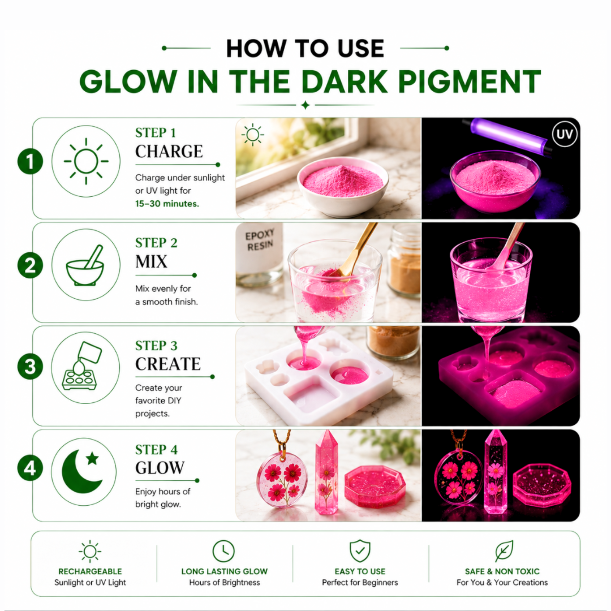 Glow Powder - Pink Cotton candy