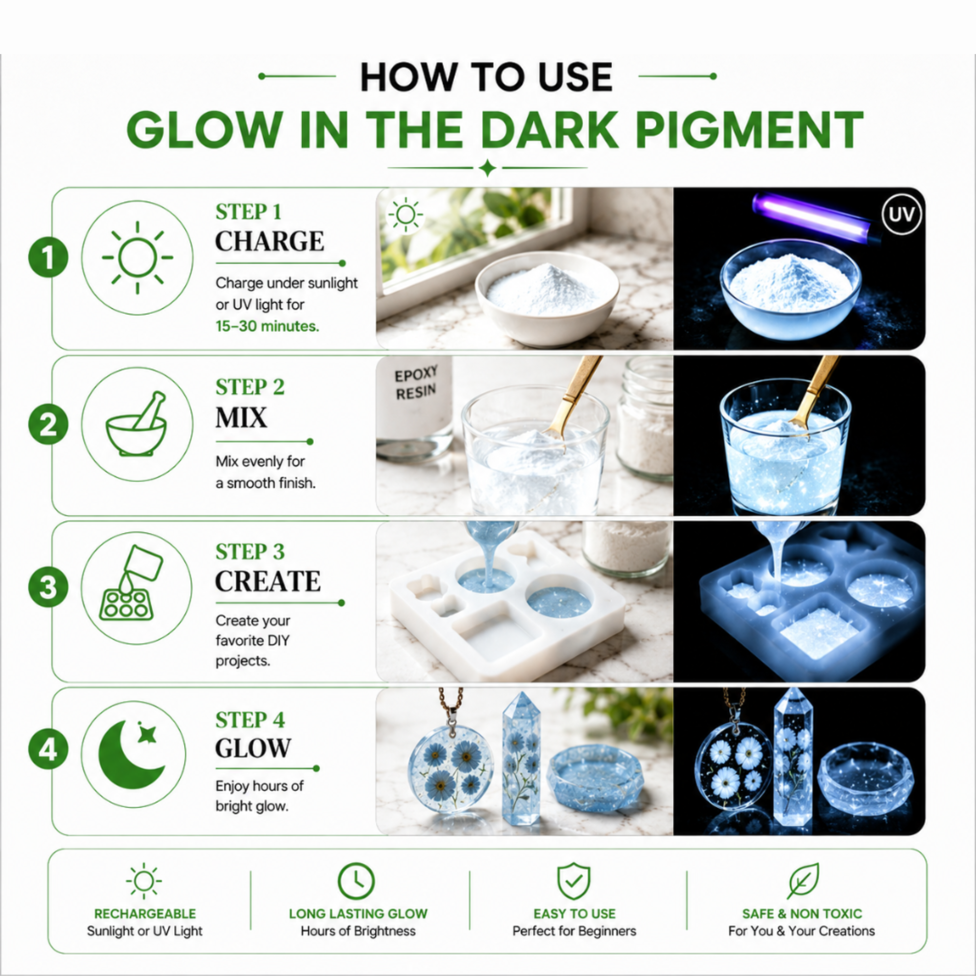 Glow Powder - Snowglow White