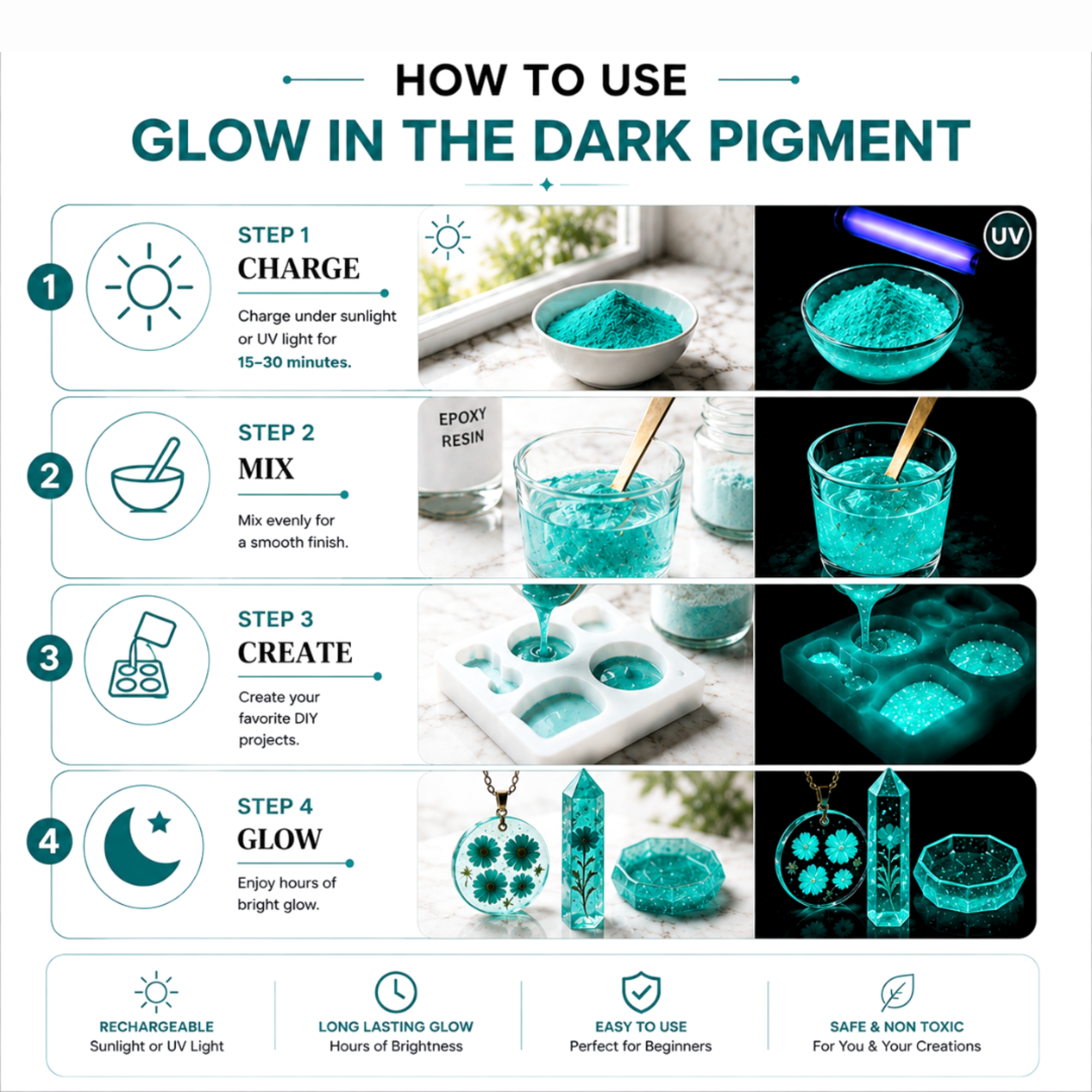 Glow Powder - Ocean Glow