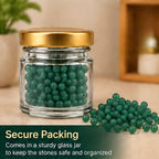 Jinoyal Forest Green Mica Powder 0.1mm Round Shape for Resin Art, Craft, Jewellery, DIY & Decorative Projects