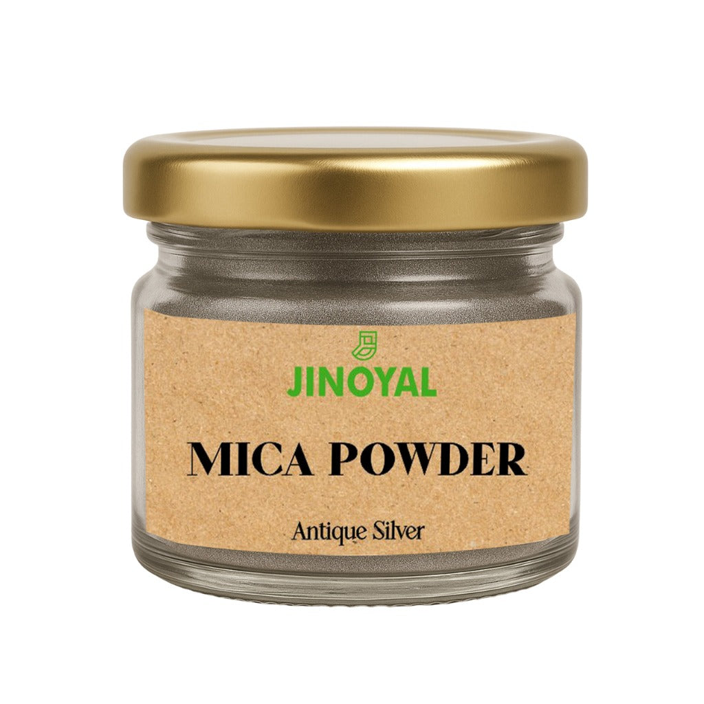 Antique Silver | Mica Powder for Resin Art, Soap & Candle Making | Non-Toxic