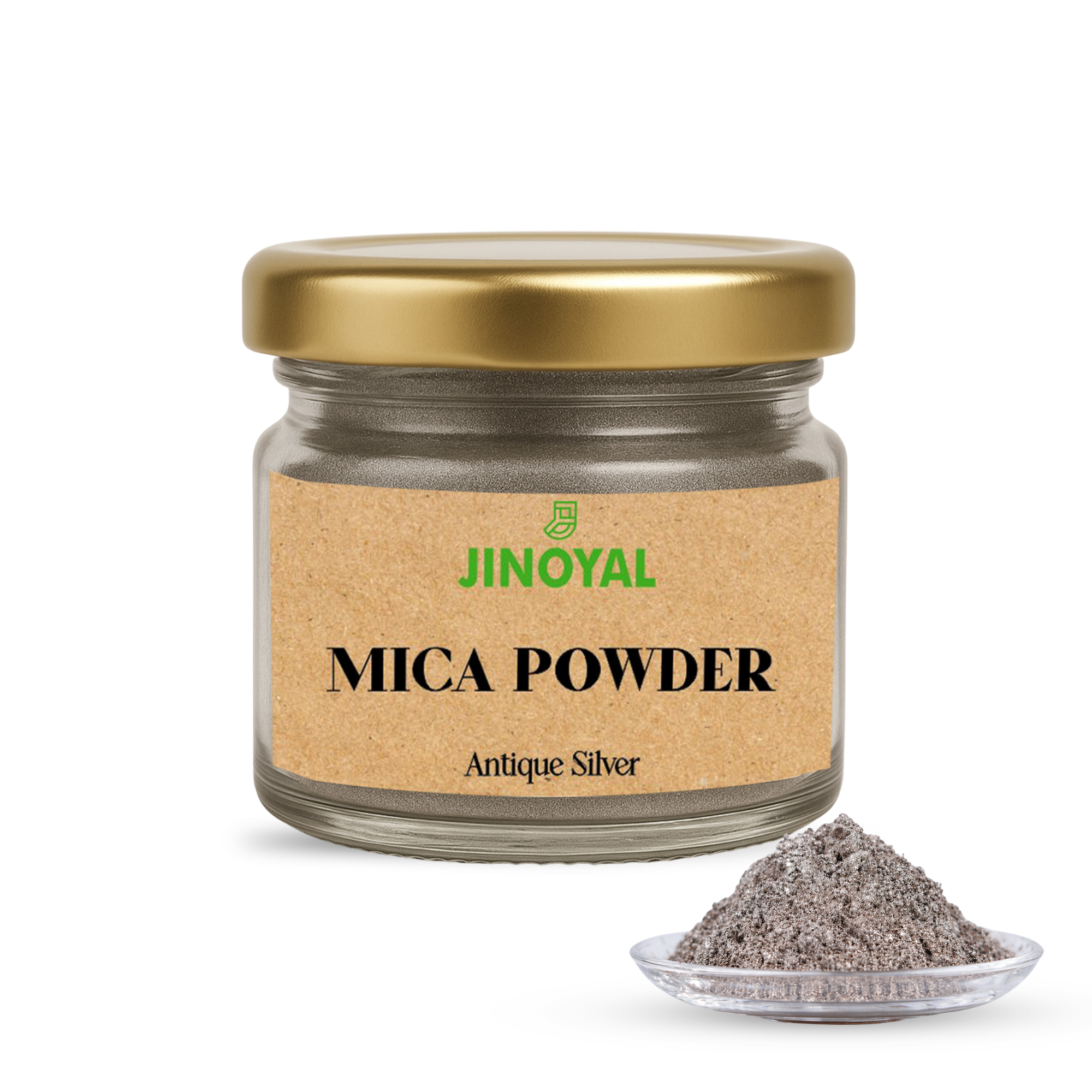 Antique Silver | Mica Powder for Resin Art, Soap & Candle Making | Non-Toxic