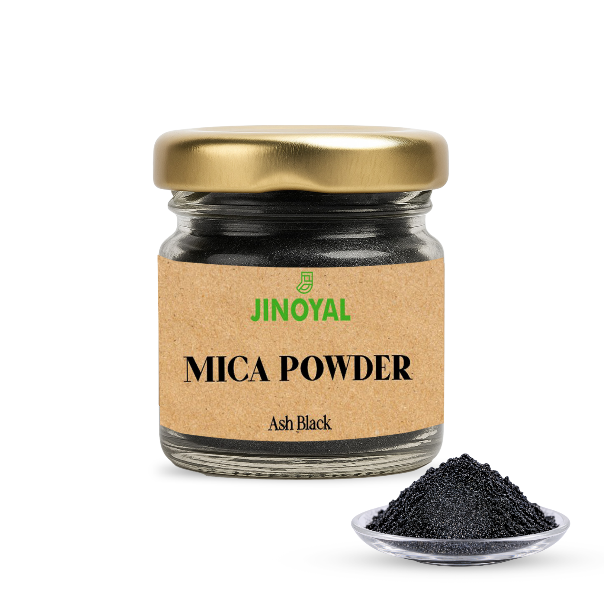 Ash Black | Mica Powder for Resin Art, Soap & Candle Making | Non-Toxic