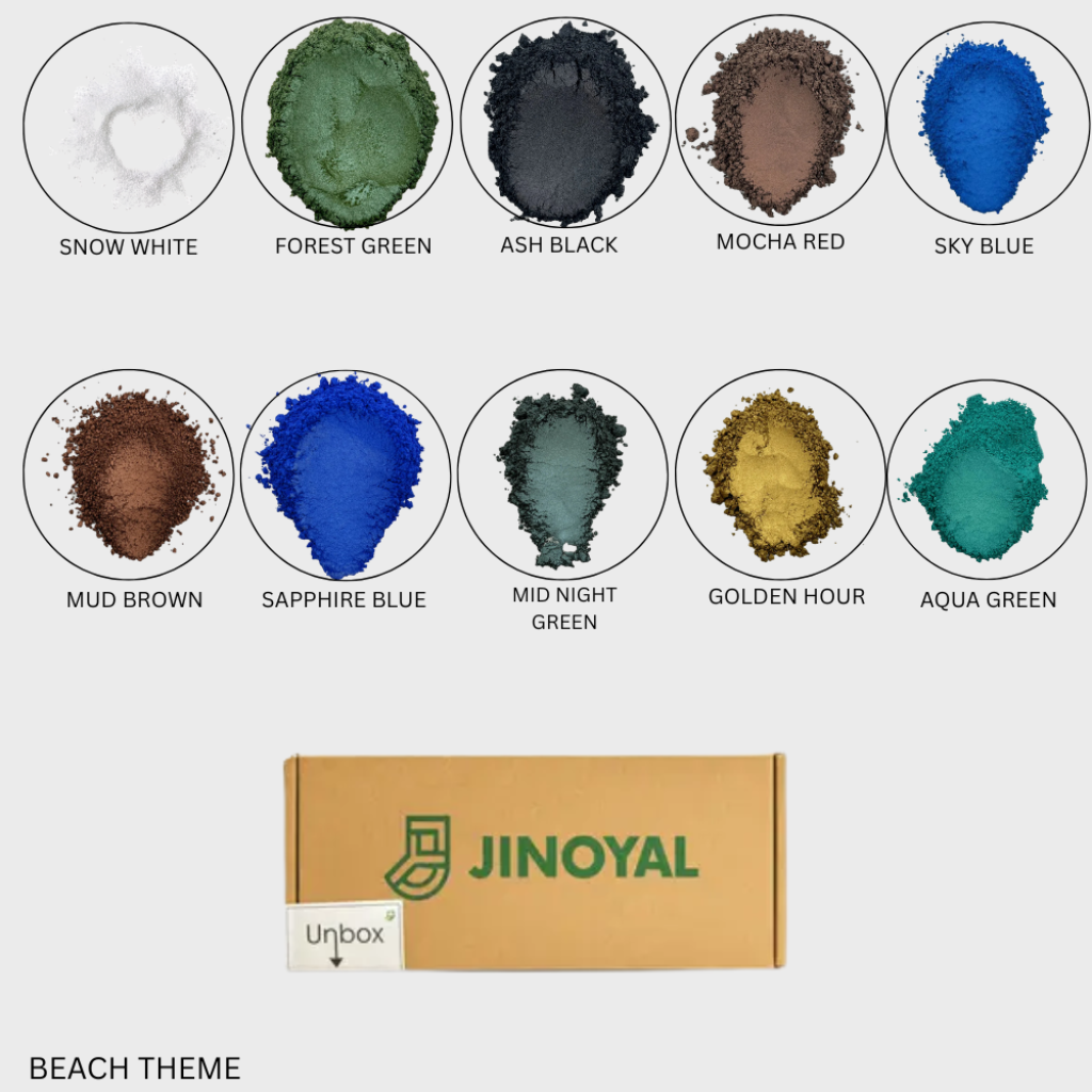 Beach theme Mica Powder