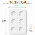 Jinoyal Round Rakhi Silicone Resin Mould | Circular Raksha Bandhan Epoxy Mould for DIY Rakhi Making