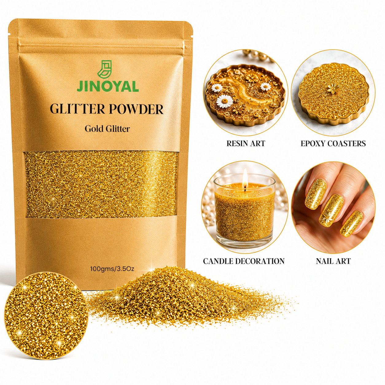 Glitter Powder - Gold