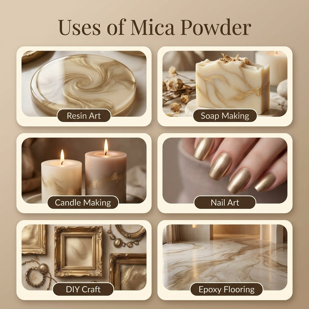 Antique Gold | Mica Powder for Resin Art, Soap & Candle Making | Non-Toxic