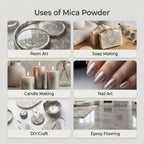 Antique Silver | Mica Powder for Resin Art, Soap & Candle Making | Non-Toxic