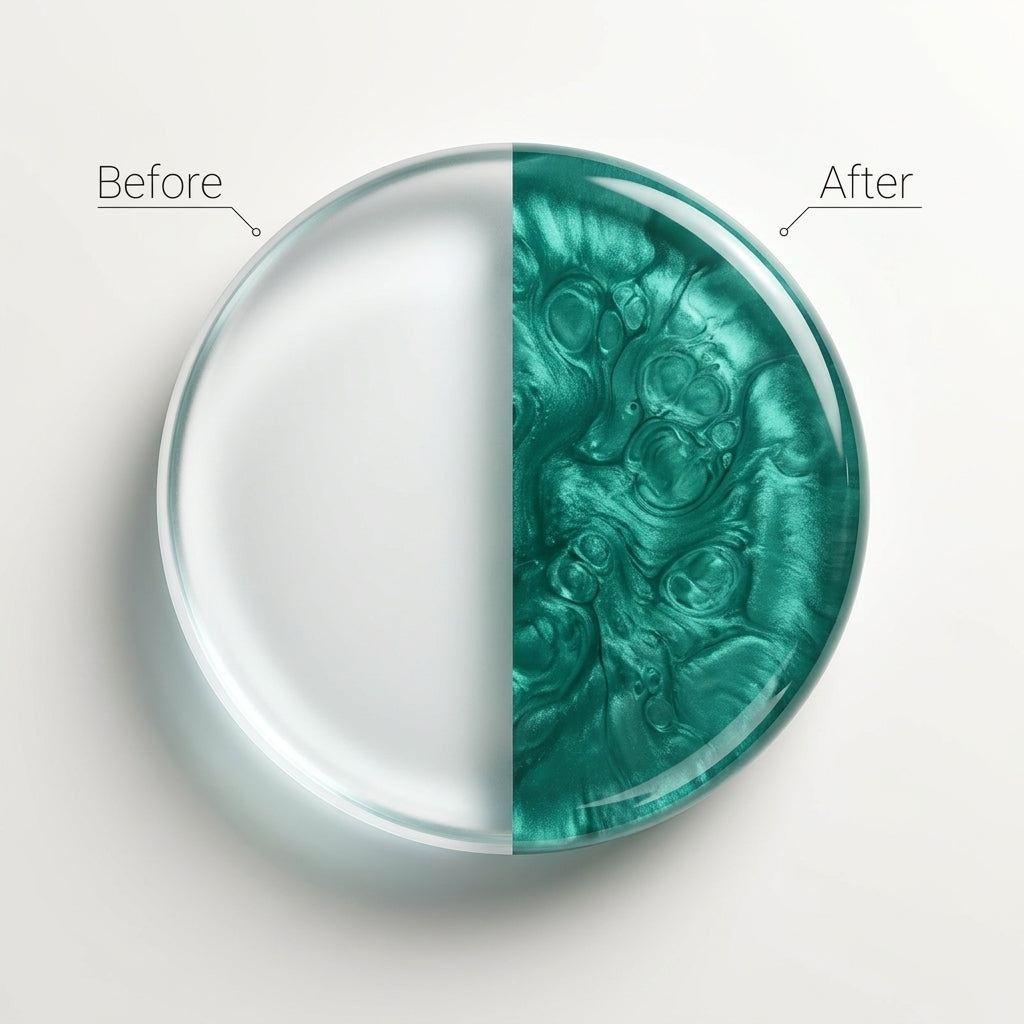 Aqua Green | Mica Powder for Resin Art, Soap & Candle Making | Non-Toxic