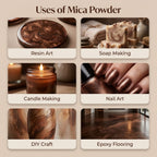 Coffee Dusk | Mica Powder for Resin Art, Soap & Candle Making | Non-Toxic