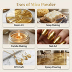 Gold Luxe | Mica Powder for Resin Art, Soap & Candle Making | Non-Toxic