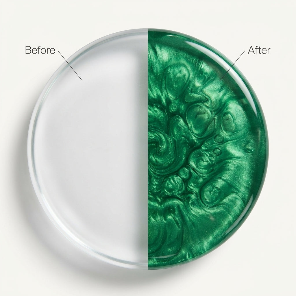 Green Luxe | Mica Powder for Resin Art, Soap & Candle Making | Non-Toxic