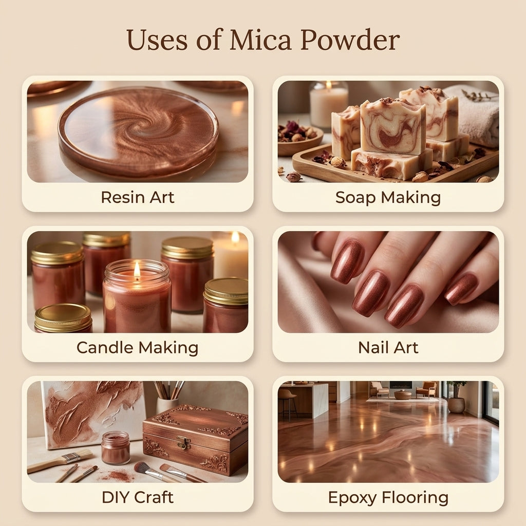 Mocha Red Dusk | Mica Powder for Resin Art, Soap & Candle Making | Non-Toxic