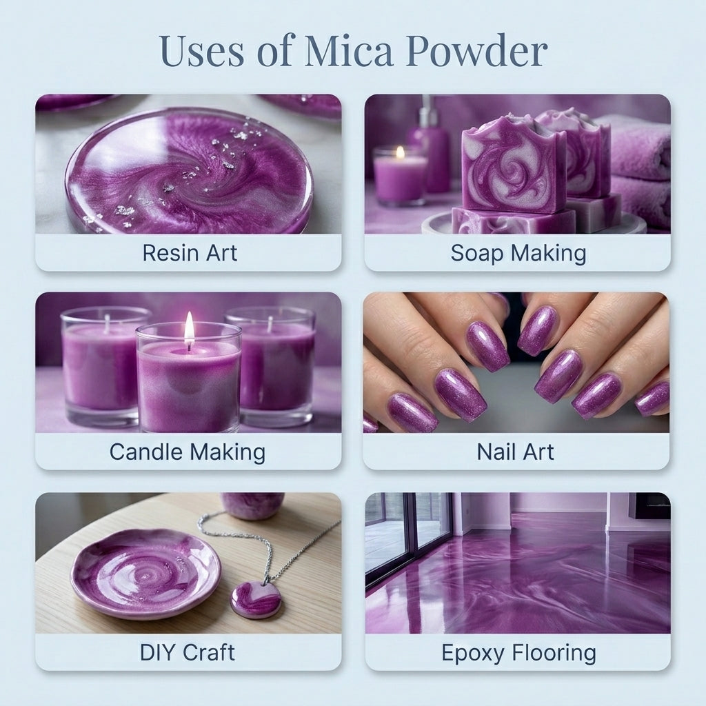 Moonlight Blue | Mica Powder for Resin Art, Soap & Candle Making | Non-Toxic
