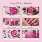 Moonlight Pink | Mica Powder for Resin Art, Soap & Candle Making | Non-Toxic