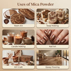 Mud Brown | Mica Powder for Resin Art, Soap & Candle Making | Non-Toxic