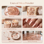 Pinkish Gold | Mica Powder for Resin Art, Soap & Candle Making | Non-Toxic