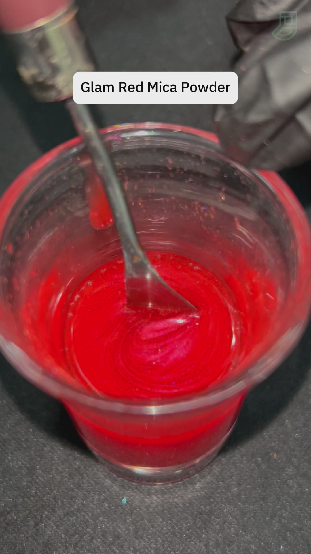 Glam Red Mica Powder