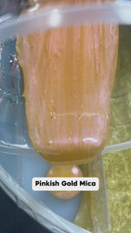 Pinkish Gold Mica Pearl Powder