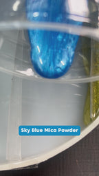 Sky Blue Mica Pearl Powder