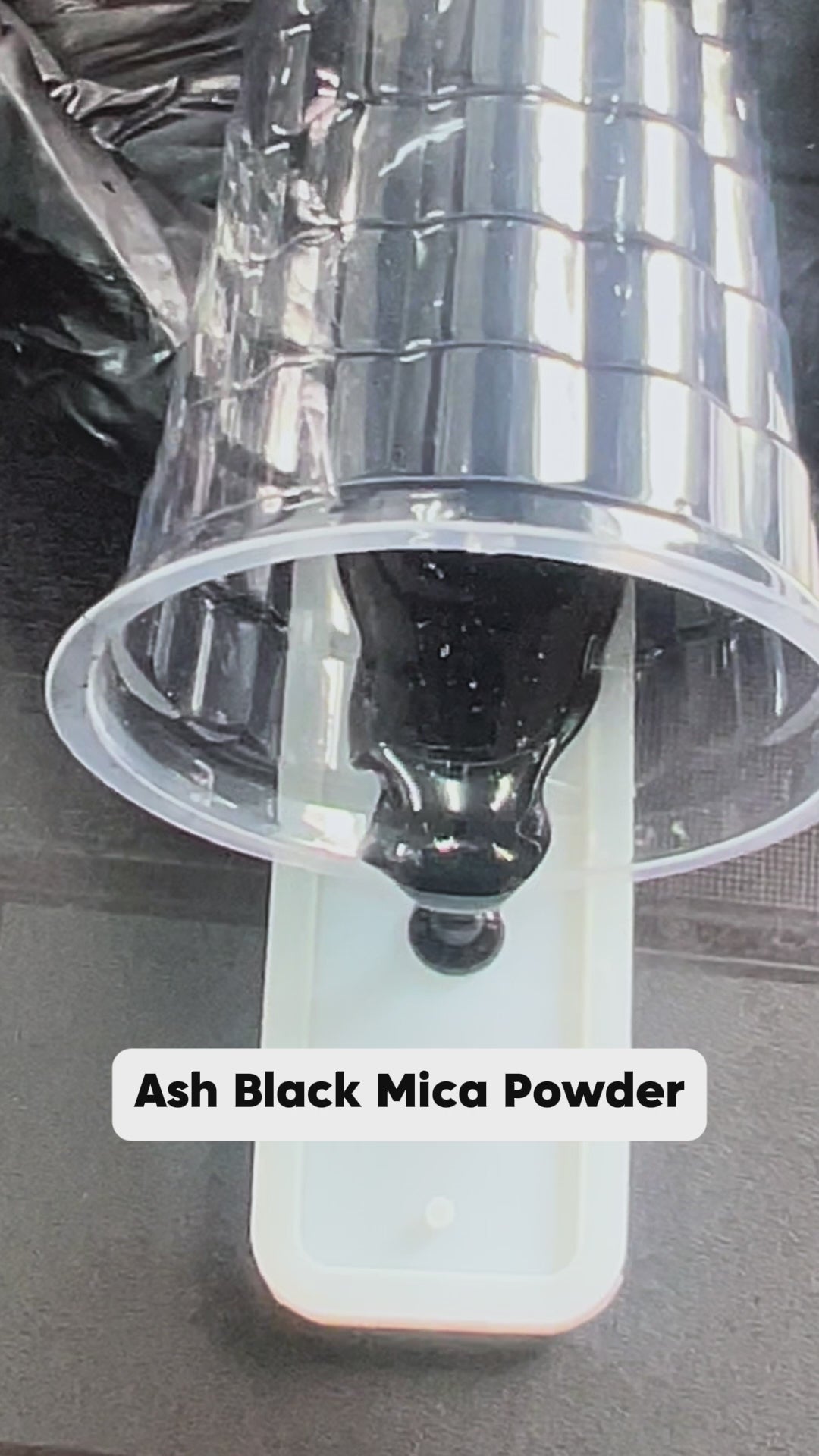 Ash Black Mica Pearl Powder