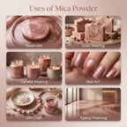 Rose Dusk | Mica Powder for Resin Art, Soap & Candle Making | Non-Toxic