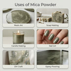 Smokey Olive | Mica Powder for Resin Art, Soap & Candle Making | Non-Toxic